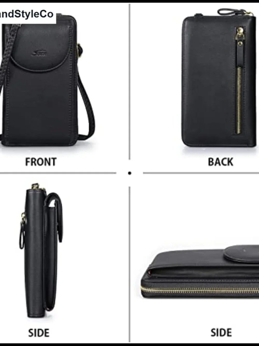 Small Crossbody Bag for Women RFID Blocking Phone Purse Vegan Leather Wallet